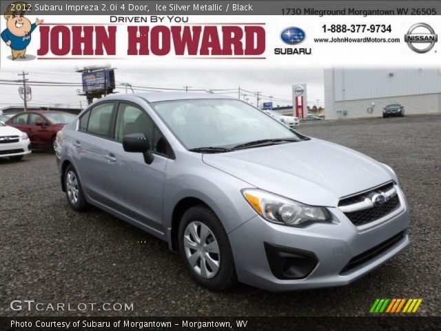 2012 Subaru Impreza 2.0i 4 Door in Ice Silver Metallic