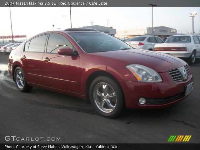 2004 Nissan Maxima 3.5 SL in Red Opulence