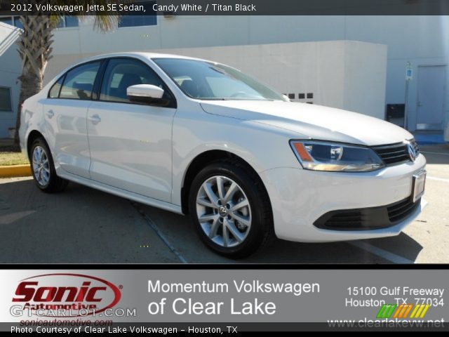 2012 Volkswagen Jetta SE Sedan in Candy White