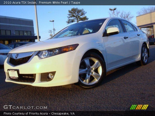 2010 Acura TSX Sedan in Premium White Pearl