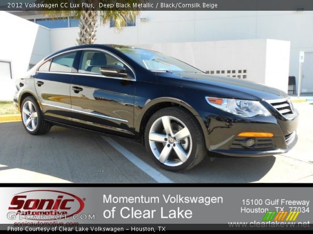 2012 Volkswagen CC Lux Plus in Deep Black Metallic