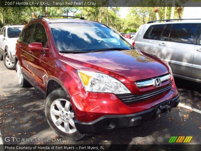 2007 Honda CR-V EX-L in Tango Red Pearl