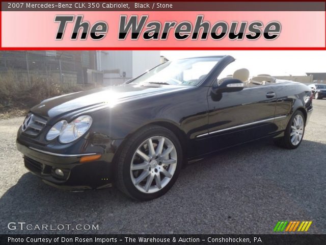 2007 Mercedes-Benz CLK 350 Cabriolet in Black