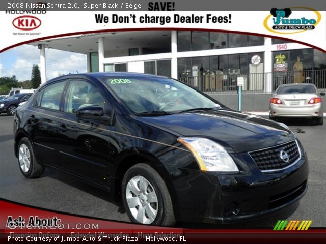 2008 Nissan Sentra 2.0 in Super Black