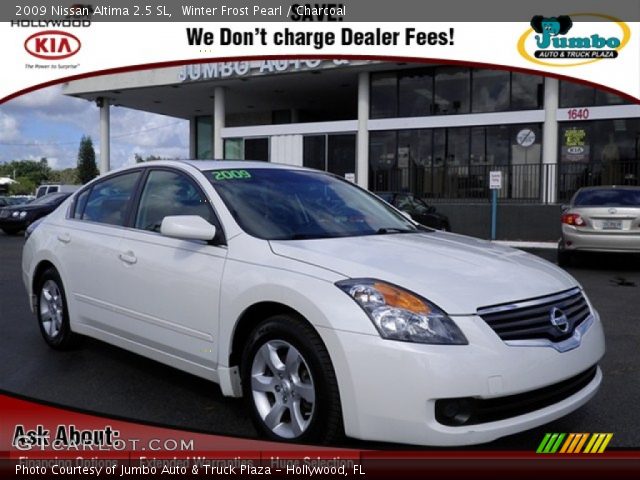 2009 Nissan Altima 2.5 SL in Winter Frost Pearl