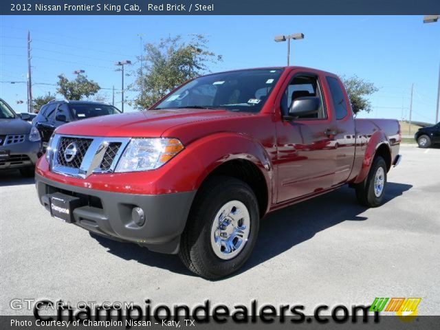 2012 Nissan Frontier S King Cab in Red Brick