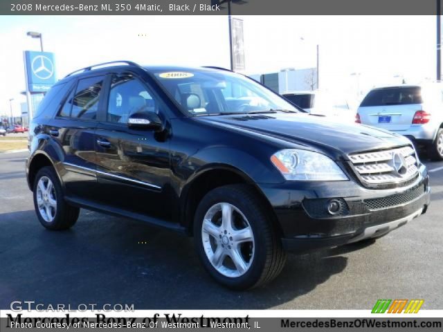 2008 Mercedes-Benz ML 350 4Matic in Black
