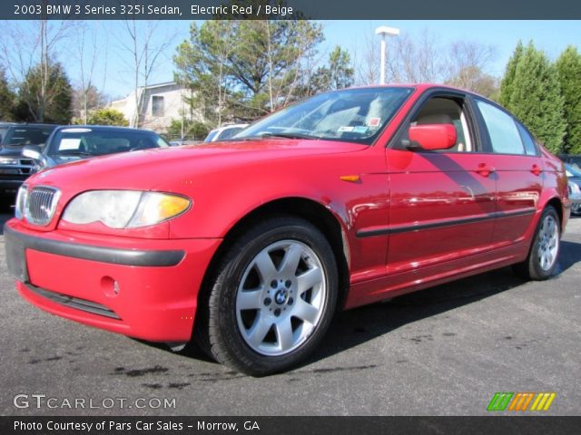 2003 BMW 3 Series 325i Sedan in Electric Red