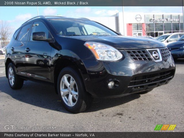 2008 Nissan Rogue SL AWD in Wicked Black