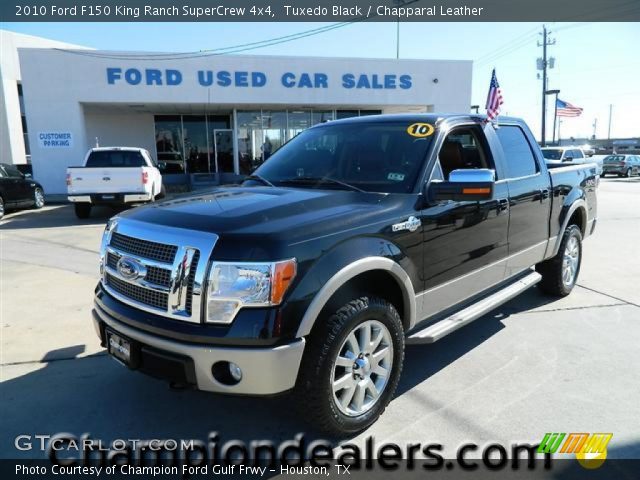 2010 Ford F150 King Ranch SuperCrew 4x4 in Tuxedo Black