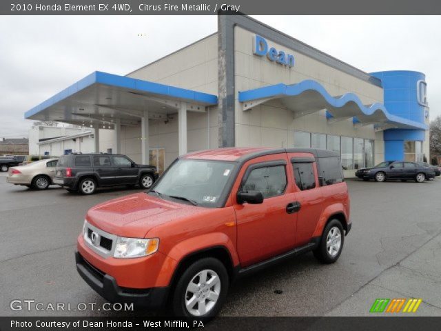 2010 Honda Element EX 4WD in Citrus Fire Metallic