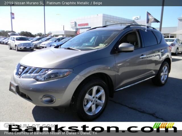 2009 Nissan Murano SL in Platinum Graphite Metallic