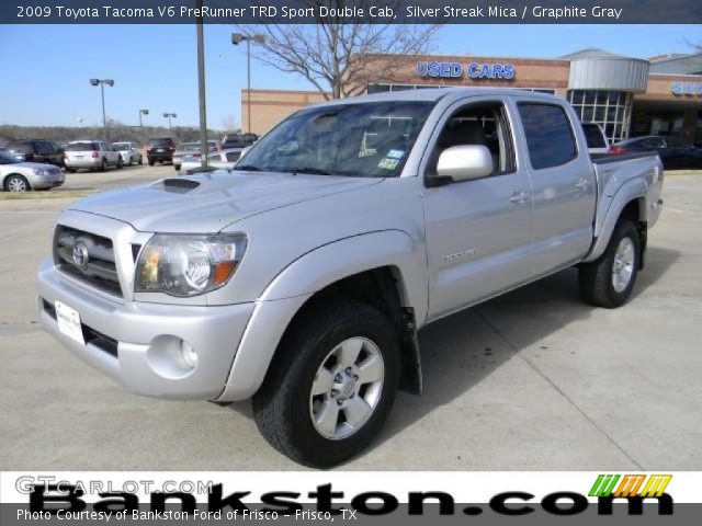 2009 Toyota Tacoma V6 PreRunner TRD Sport Double Cab in Silver Streak Mica