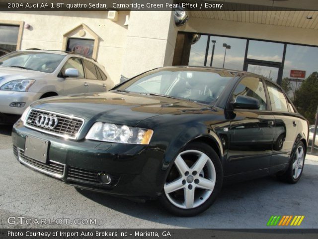 2004 Audi A4 1.8T quattro Sedan in Cambridge Green Pearl Effect