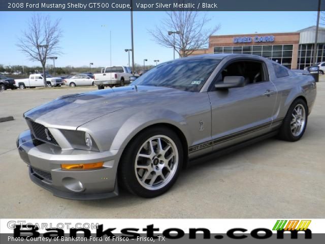 2008 Ford Mustang Shelby GT500 Coupe in Vapor Silver Metallic