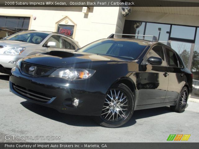 2008 Subaru Impreza WRX Sedan in Obsidian Black Pearl