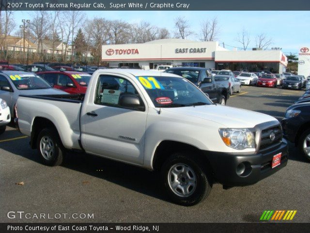 2007 Toyota Tacoma Regular Cab in Super White