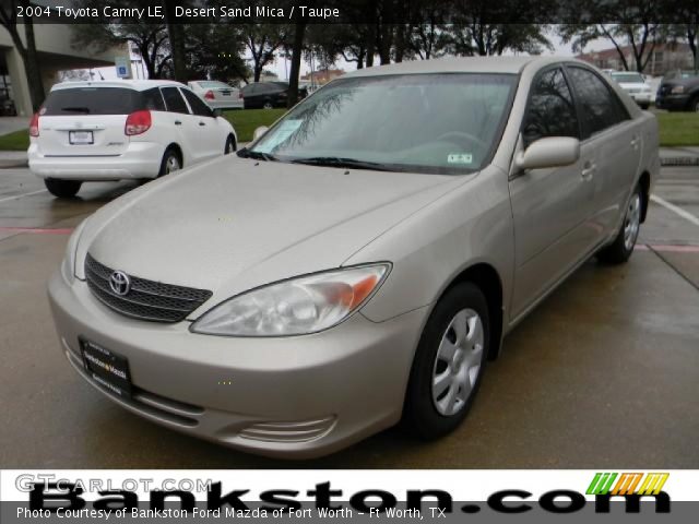 2004 Toyota Camry LE in Desert Sand Mica