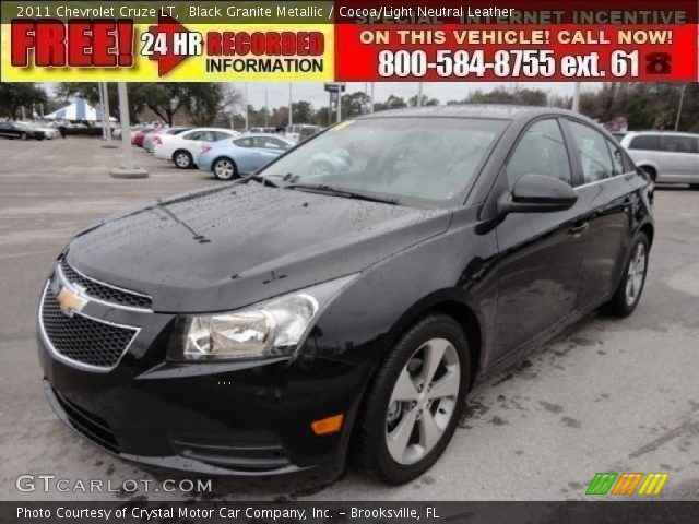 2011 Chevrolet Cruze LT in Black Granite Metallic