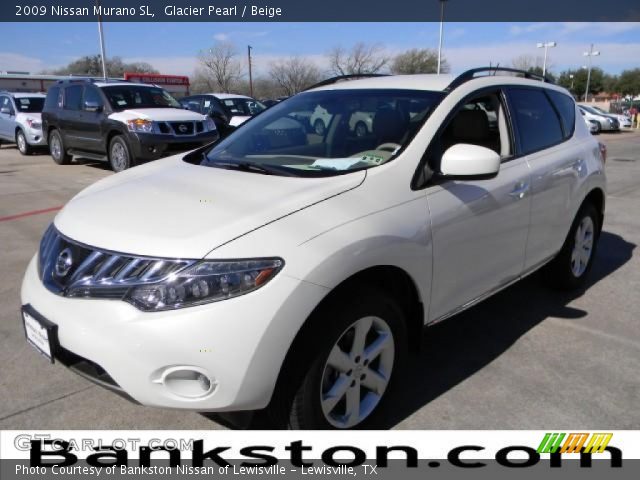 2009 Nissan Murano SL in Glacier Pearl
