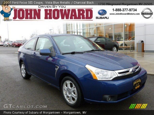 2008 Ford Focus SES Coupe in Vista Blue Metallic