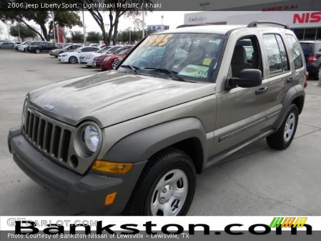 2006 Jeep Liberty Sport in Light Khaki Metallic