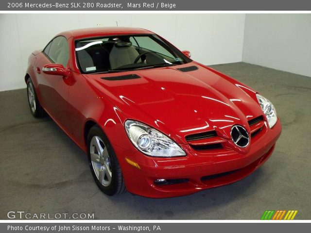 2006 Mercedes-Benz SLK 280 Roadster in Mars Red