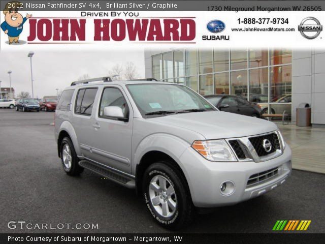2012 Nissan Pathfinder SV 4x4 in Brilliant Silver