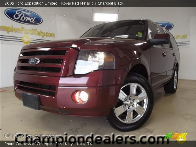 2009 Ford Expedition Limited in Royal Red Metallic