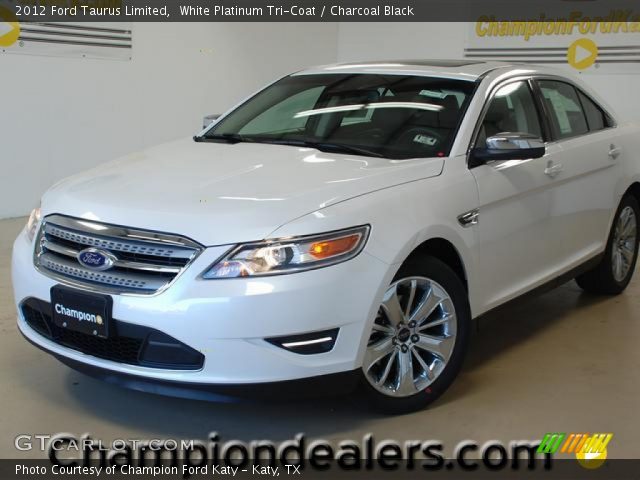 2012 Ford Taurus Limited in White Platinum Tri-Coat