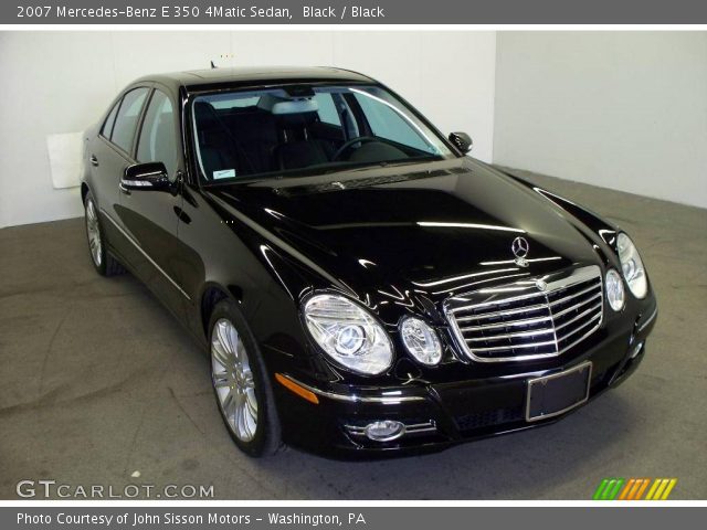 2007 Mercedes-Benz E 350 4Matic Sedan in Black