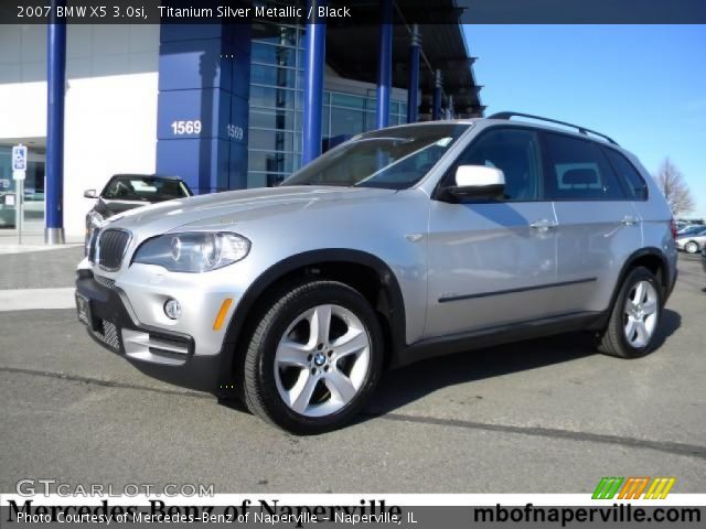 2007 BMW X5 3.0si in Titanium Silver Metallic