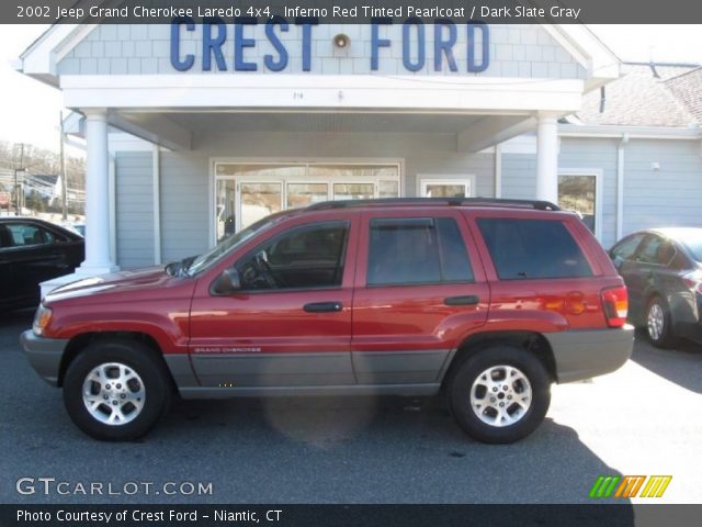 2002 Jeep Grand Cherokee Laredo 4x4 in Inferno Red Tinted Pearlcoat