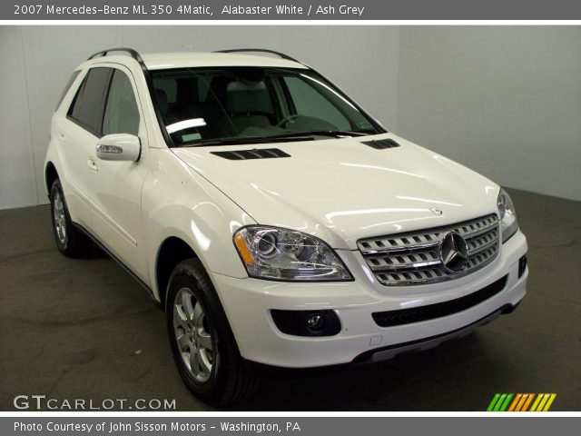 2007 Mercedes-Benz ML 350 4Matic in Alabaster White