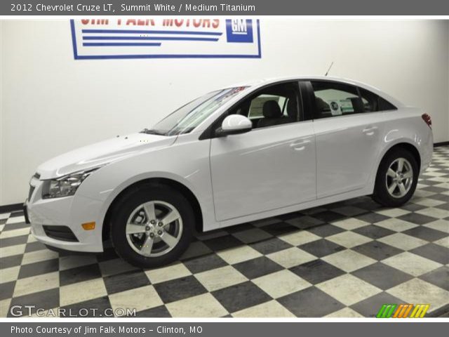 2012 Chevrolet Cruze LT in Summit White