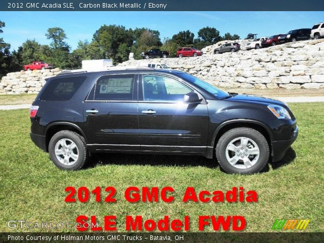 2012 GMC Acadia SLE in Carbon Black Metallic