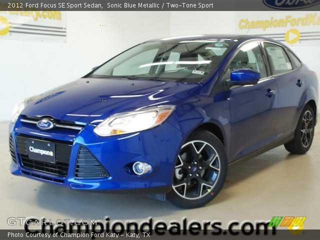 2012 Ford Focus SE Sport Sedan in Sonic Blue Metallic