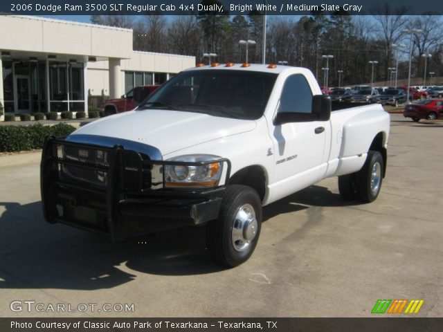 2006 Dodge Ram 3500 SLT Regular Cab 4x4 Dually in Bright White