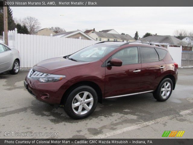 2009 Nissan Murano SL AWD in Merlot Metallic