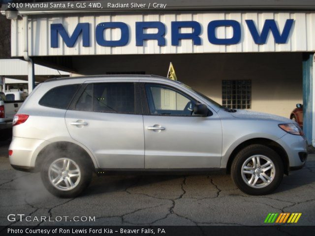 2010 Hyundai Santa Fe GLS 4WD in Radiant Silver