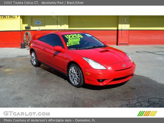 2003 Toyota Celica GT in Absolutely Red