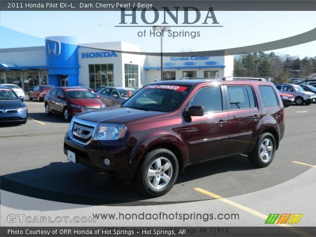 2011 Honda Pilot EX-L in Dark Cherry Pearl