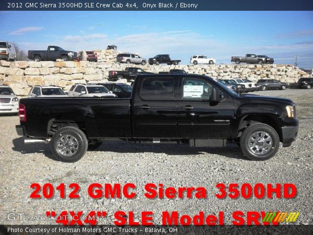 2012 GMC Sierra 3500HD SLE Crew Cab 4x4 in Onyx Black