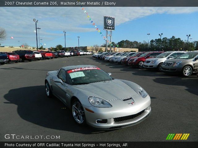 2007 Chevrolet Corvette Z06 in Machine Silver Metallic