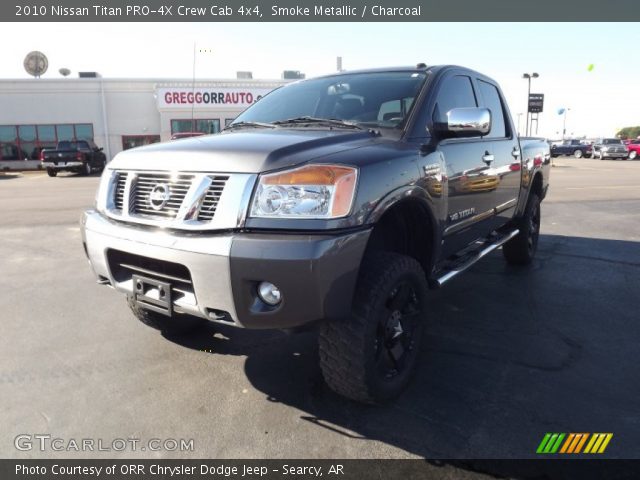 2010 Nissan Titan PRO-4X Crew Cab 4x4 in Smoke Metallic