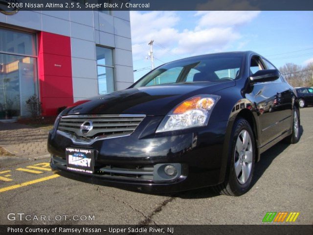 2008 Nissan Altima 2.5 S in Super Black
