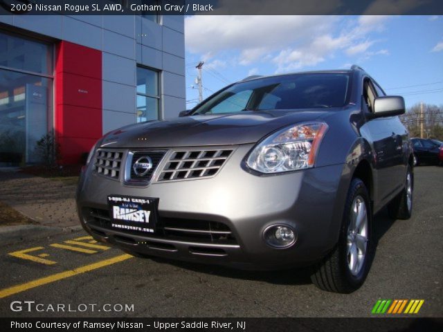2009 Nissan Rogue SL AWD in Gotham Gray