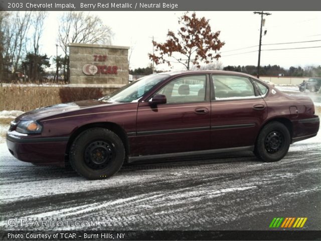 2003 Chevrolet Impala  in Berry Red Metallic