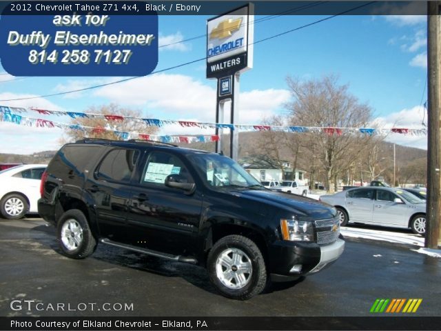2012 Chevrolet Tahoe Z71 4x4 in Black