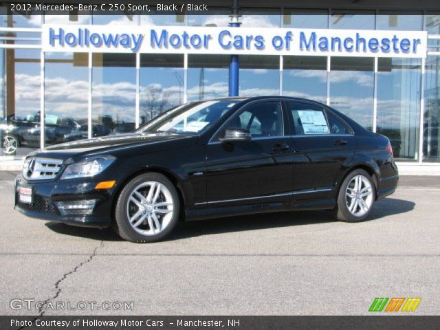 2012 Mercedes-Benz C 250 Sport in Black